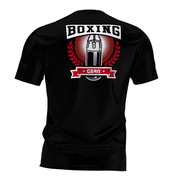 Футболка Boxing GERA пряма класика Черний XL BOX11 (BOX11-XL-003.11.10.0) (0004) - Фото 2 Футболка Boxing GERA пряма класика Черний XL BOX11 (BOX11-XL-003.11.10.0) (0004) - изображение 2