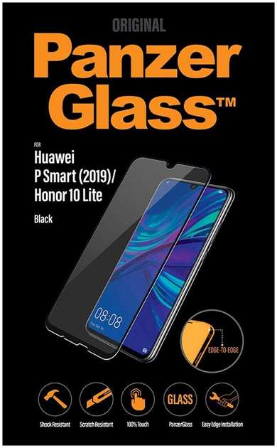 Szkło hartowane Panzer Glass Edge-to-Edge Huawei P Smart Black (5711724053375) - obraz 1