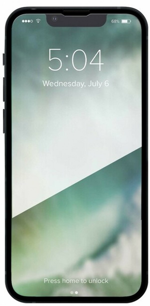Szkło hartowane Xqisit NP Tough Glass CF do Apple iPhone 13/13 Pro/14 Clear (4029948221281) - obraz 1