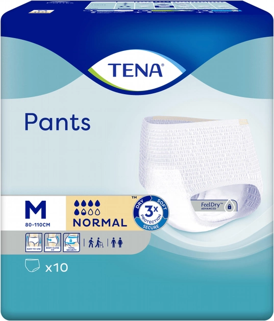 Majtki urologiczne Tena Pants Normal Medium 10 szt (7322540630633) - obraz 2