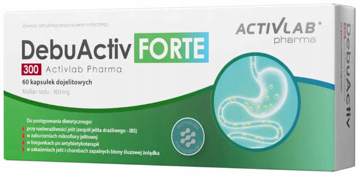 Капсули для кишечника ActivLab DebuActiv Forte 300 60 шт (5903260905090) - зображення 1