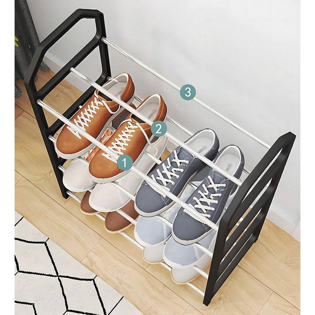 Стойка органайзер для обуви 4 полки Shoe Rack LY-530 – фото, отзывы ...