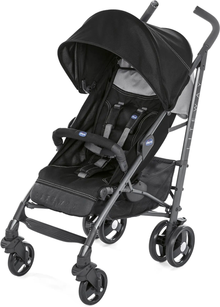 Wózek spacerowy dla dzieci Chicco Stroller Lite Way Jet Black (8058664091652) - obraz 1