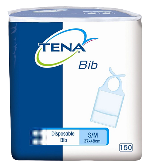 Слинявчик Tena Bibs Disposable Bibs 37x48 150 шт (7322540445527) - зображення 1