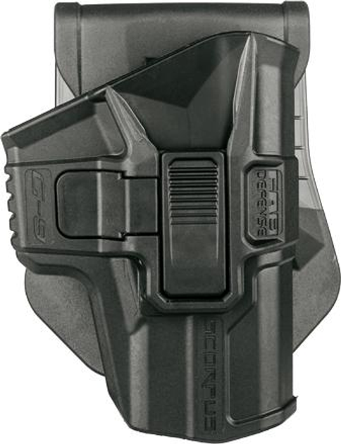 Кобура FAB Defense Scorpus для Glock 9 мм Черная - изображение 1