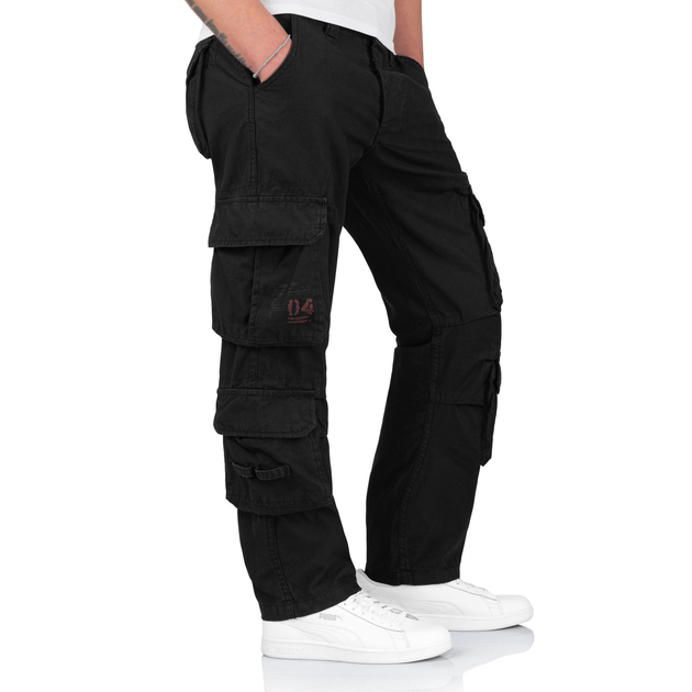 Брюки SURPLUS AIRBORNE TROUSERS SLIMMY 2XL Black - изображение 2