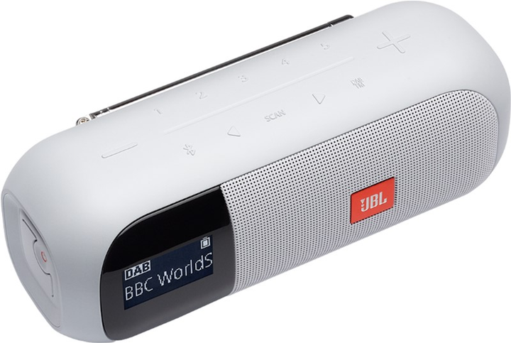 Głośnik przenośny JBL Tuner 2 Biały (6925281971723) - obraz 4