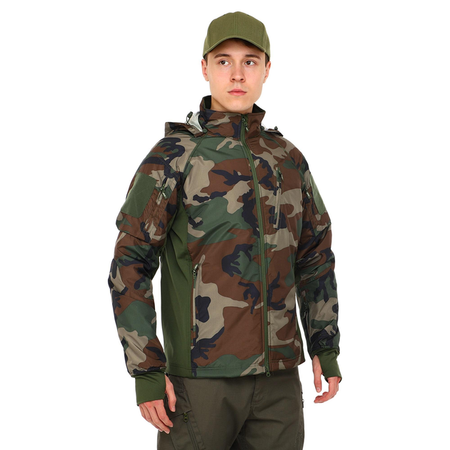 Куртка тактическая SP-Sport TY-9405 2XL Камуфляж Woodland - изображение 1