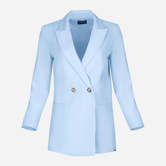 Marynarka damska elegancka Figl M642 M Błękitna (5902194362061) - obraz 6