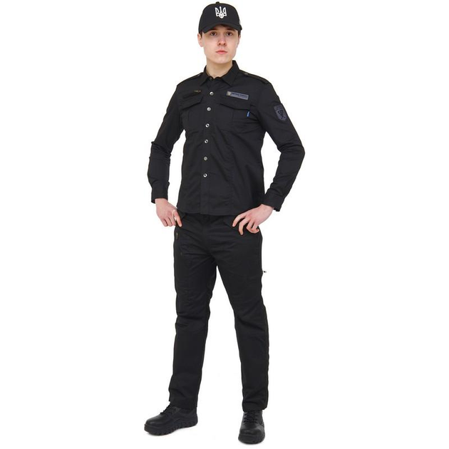 Костюм тактический (рубашка и брюки) Military Rangers ZK-SU1129 XL Черный - изображение 1