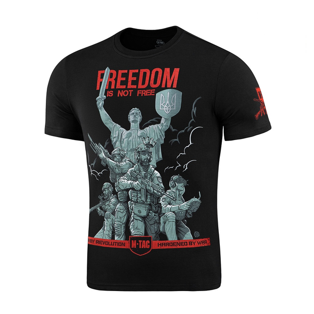 Футболка XL M-Tac Freedom Black - зображення 1