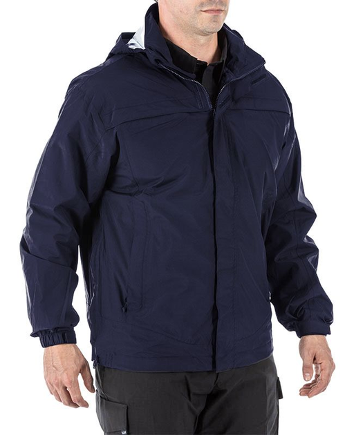 Куртка для штормової погоди 5.11 Tactical TacDry Rain Shell 2XL Dark Navy - зображення 2