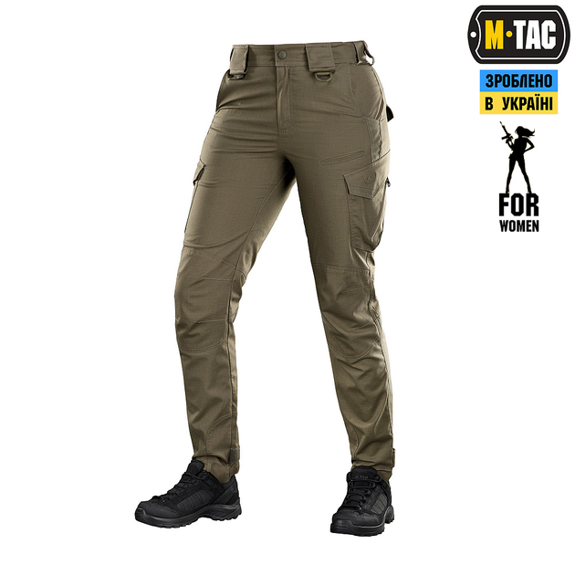 Штани M-Tac Aggressor Lady Flex Dark Olive 32/28 - зображення 1