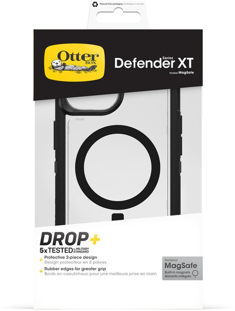 Etui Otterbox Defender XT Clear do Apple iPhone 13/14/15 Dark Side (840304737000) - obraz 4