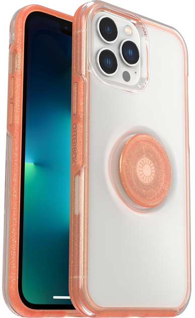 Etui Otterbox Otter+Pop Symmetry do Apple iPhone 12/13 Pro Max Clear Coral (840104276389) - obraz 2