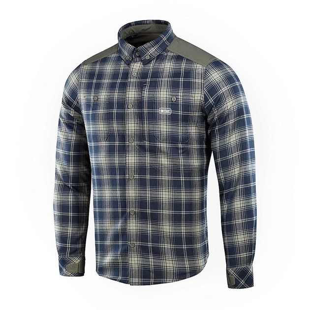 Рубашка XL/R Shirt Redneck Olive/Navy M-Tac Blue - зображення 1