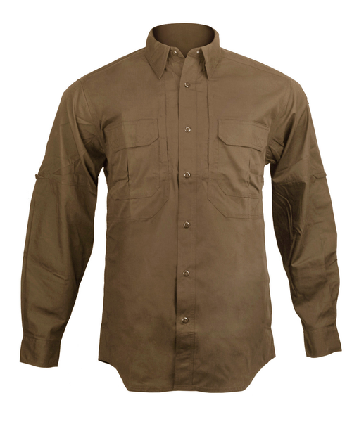 Рубашка тактическая 5.11 Tactical Taclite Pro Long Sleeve Shirt XS Battle Brown - изображение 1