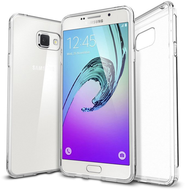 Etui Spigen Liquid Crystal do Samsung Galaxy A7 2016 Clear (8809466641763) - obraz 2