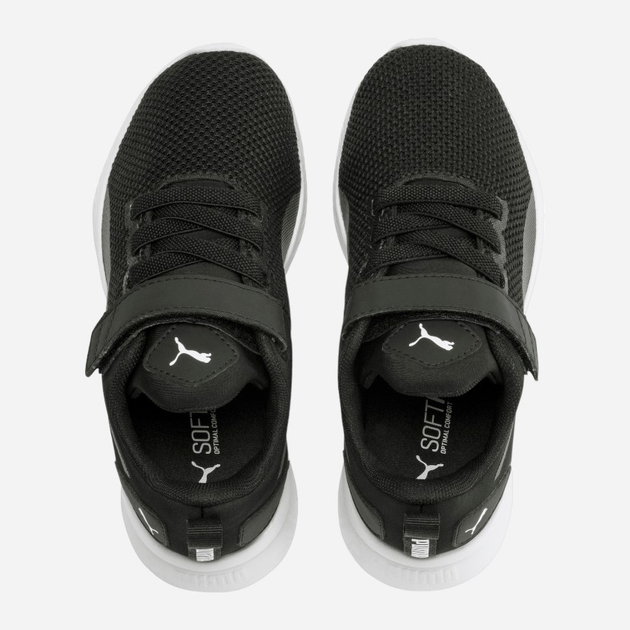 Buty sportowe chłopięce na rzepy Puma Flyer Runner V Ps 192929-01 34.5 Czarne (4060981165996) - obraz 5