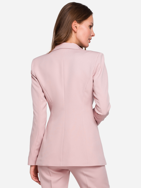 Піджак класичний жіночий Makover K036 L Світло-рожевий (5903068462696) - зображення 2