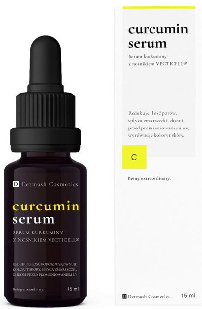 Serum do twarzy Dermash Curcumin 15 ml (5903943484003) - obraz 1