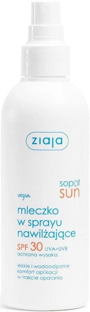 Mleczko-spray do opalania Ziaja Sopot Sun Moisturizing SPF 30 170 ml (5901887034353) - obraz 1
