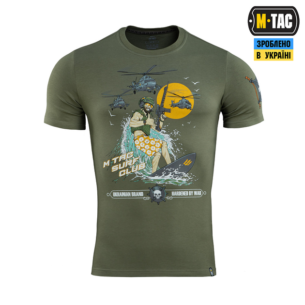 Футболка Surf Olive M-Tac Light Club 2XL - зображення 2