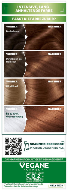 Krem farba do włosów Garnier Nutrisse 5.35 Goldenes Rehbraun 180 ml (3600540871565) - obraz 2