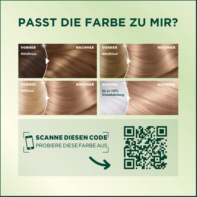 Krem farba do włosów Garnier Nutrisse 70 Toffee Mittelblond 180 ml (4002441020278) - obraz 2