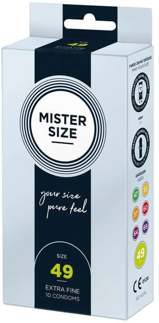 Презервативи Mister Size 49 мм 10 шт (4260605480058) - зображення 1