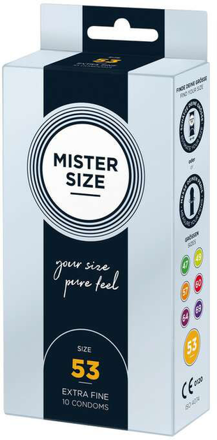 Prezerwatywy Mister Size 53 mm 10 szt (4260605480089) - obraz 1