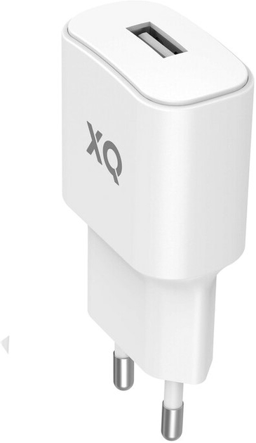 Зарядний пристрій Xqisit NP Travel Charger Single USB-A 2.4A White (4029948221595) - зображення 1