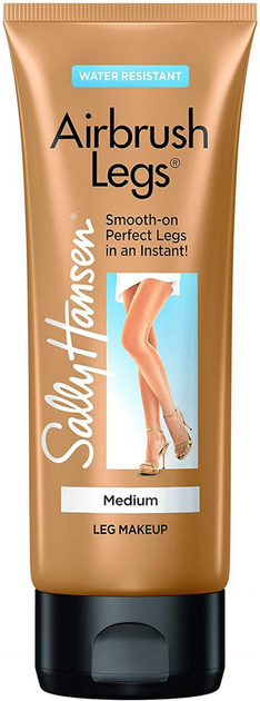 Lotion-samoopalacz do nóg Sally Hansen Airbrush Legs 03 Medium Glow 75 ml (3614229225365) - obraz 1
