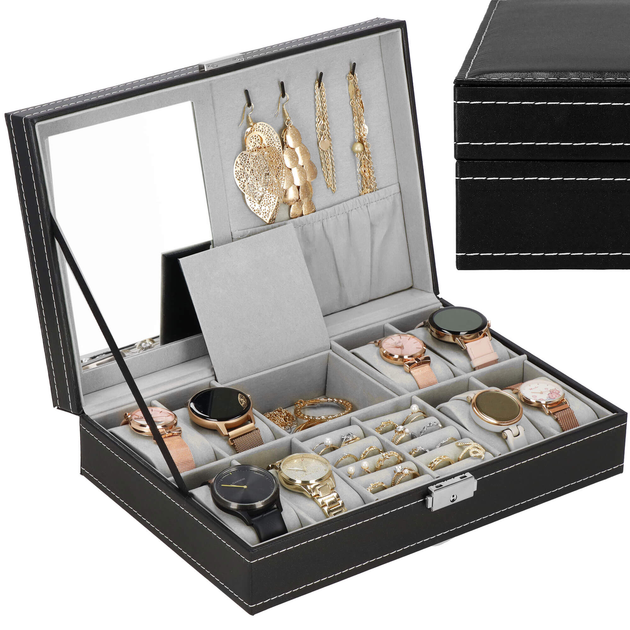 Шкатулка (органайзер) для хранения часов Springos 30 x 20 x 8 см HA1062 ...