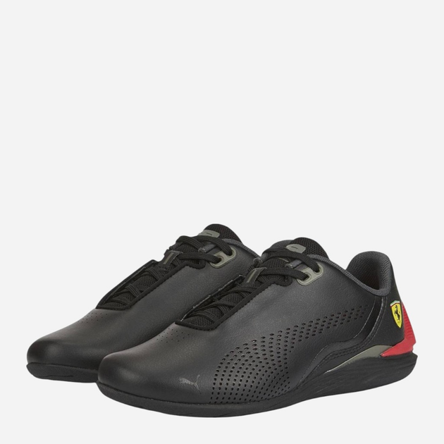 Buty sportowe chłopięce na rzepy Puma Ferrari Drift Cat Decima Jr 307269-01 38 Czarne (4065451014811) - obraz 2