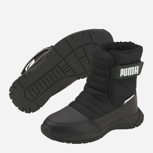 Дитячі зимові чоботи для хлопчика Puma Nieve Boot WTR AC PS 380745-03 31 Чорні (4063699526523) - зображення 2