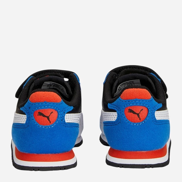 Sneakersy chłopięce na rzepy Puma Cabana Racer SL 20 V Inf 383731-07 23 Czarny/Błękitny (4065452538972) - obraz 4