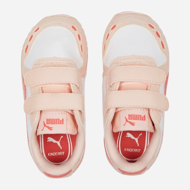 Sneakersy dziecięce dla dziewczynki na rzepy Puma Cabana Racer SL 20 V Inf 383731-09 19 Beżowe (4065452581664) - obraz 5