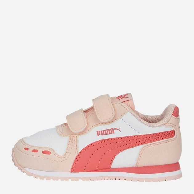 Sneakersy dziecięce dla dziewczynki na rzepy Puma Cabana Racer SL 20 V Inf 383731-09 22 Beżowe (4065452581695) - obraz 3