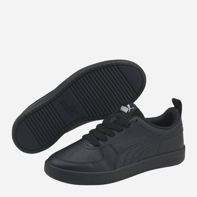 Підліткові кеди для хлопчика Puma Rickie Jr 384311-02 38 Чорні (4064536291680) - зображення 2