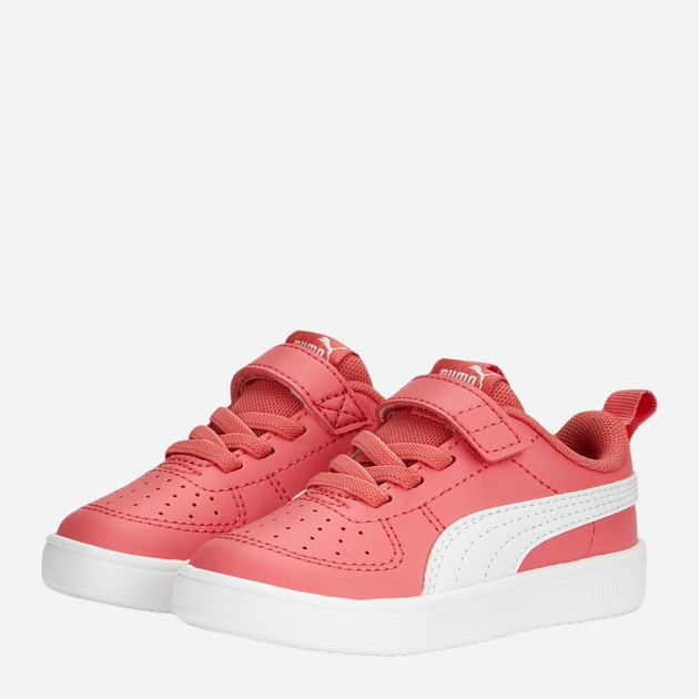 Tenisówki dziecięce dla dziewczynki na rzepy Puma Rickie AC+ Inf 384314-16 22 Różowe (4065452714086) - obraz 2