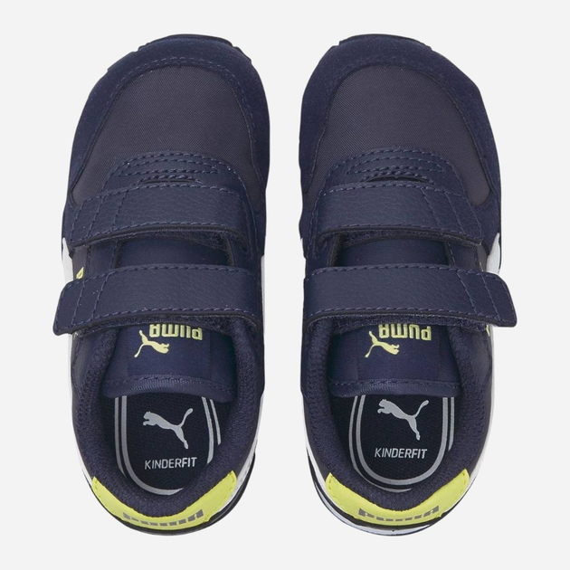 Buty sportowe chłopięce na rzepy Puma St Runner V3 Nl V Inf 384903-02 19 Granatowe (4064536371474) - obraz 5