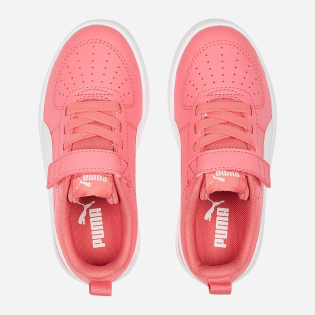 Sneakersy dziecięce dla dziewczynki na rzepy Puma Rickie AC+ PS 385836-16 30 Różowe (4065452684143) - obraz 5