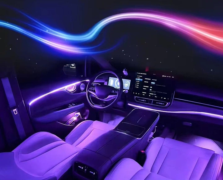 Подсветка салона авто Ambient light Rgb 18в1 набор диодных посветок Bluetooth 12V - Фото 5 Подсветка салона авто Ambient light Rgb 18в1 набор диодных посветок Bluetooth 12V - изображение 5
