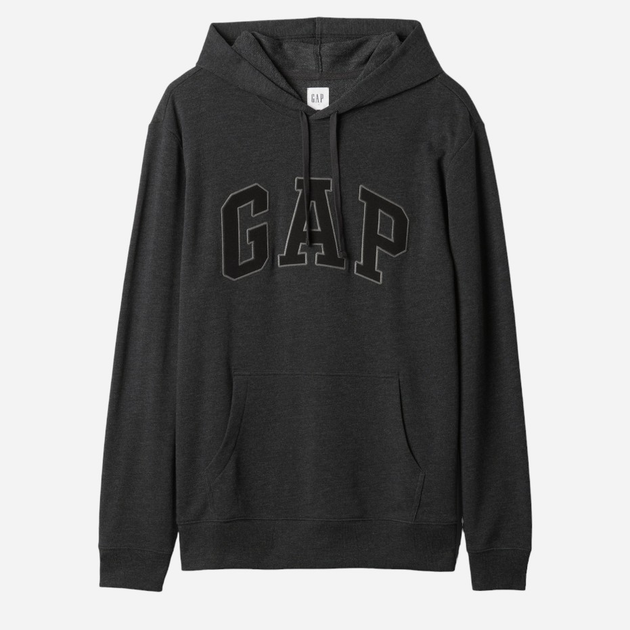 Bluza męska z kapturem z nadrukiem GAP 868453-00 M Ciemnoszara (1200132977075) - obraz 5