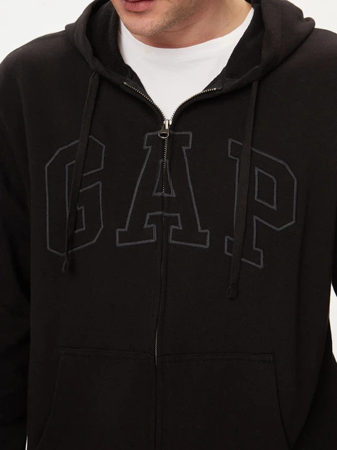 Bluza męska rozpinana z kapturem GAP 868454-00 S Grafitowa (1200132977754) - obraz 4