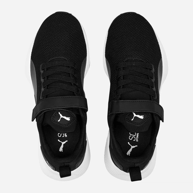 Підліткові кросівки для хлопчика Puma Flyer Runner V Jr 392017-01 38.5 Чорні (4065452920722) - зображення 4