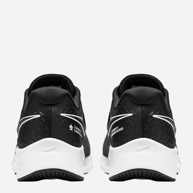 Buty sportowe chłopięce na rzepy Nike Star Runner 2 (GS) AQ3542-001 35.5 Czarne (193146206211) - obraz 4