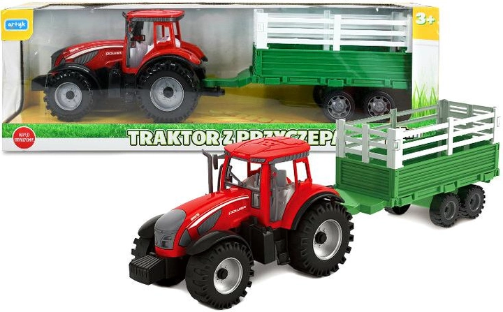 Traktor Artyk Mini Farm z przyczepą (5901811150449) - obraz 1