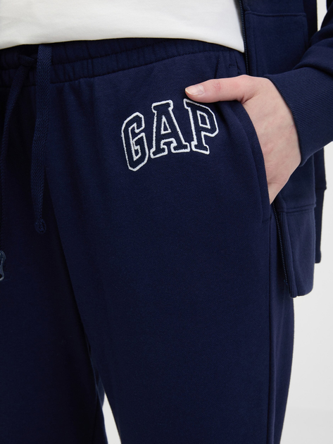 Spodnie dresowe damskie joggery GAP 889527-03 S Granatowe (1200133052672) - obraz 4